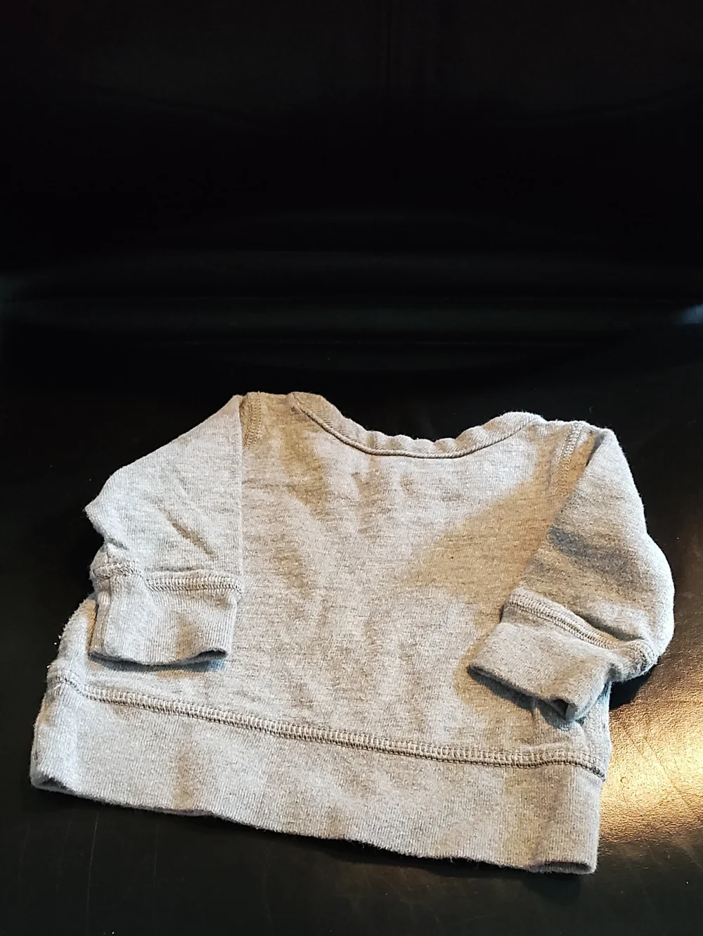 Baby GAP Light Gray Sweatshirt with White 'HOP' Appliqué 3-6 Months